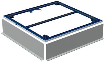 Geberit Installationsrahmen für Duschflächen Setaplano bis 100 cm 75 x 90 cm (154.492.00.1)