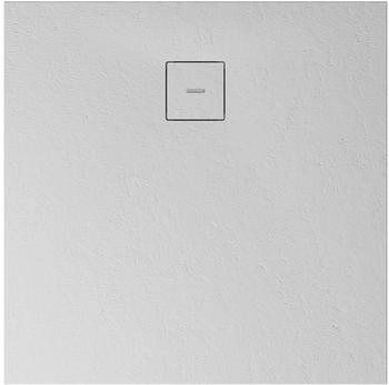 Breuer Quick72 Modern Line 100x100 cm Steinoptik weiß