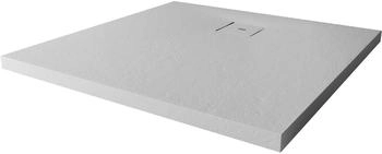 Breuer Quick72 Modern Line 90x90 cm Steinoptik steingrau