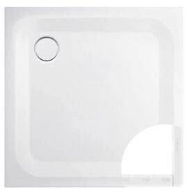 Bette Ultra Rechteck-Duschwanne mit Minimum-Wannenträger 25 mm 80 x 70 x 2,5 cm snow (5679-440Plus,T1)