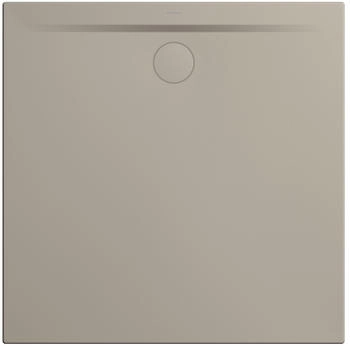Kaldewei Superplan Zero 120 x 120 cm ohne Perl-Effekt warm grey 30 (356000010669)