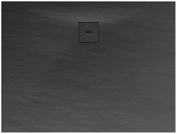 Schulte Duschwanne mit Steinstruktur 75x140cm Mineralguss anthrazit