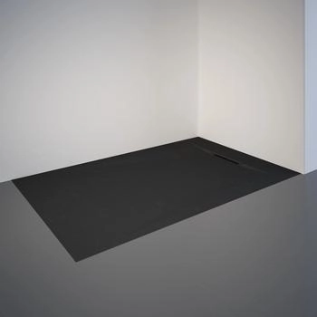 Schulte DWM-Tec mit Steinstruktur 90x140 cm Kunststoff anthrazit