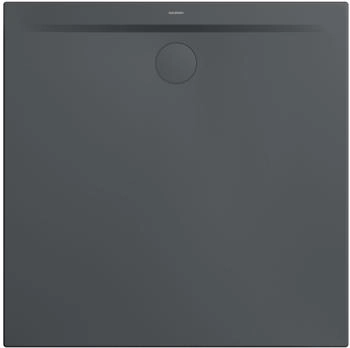 Kaldewei Superplan Zero 120 x 120 cm ohne Perl-Effekt warm grey 85 (356047980674)