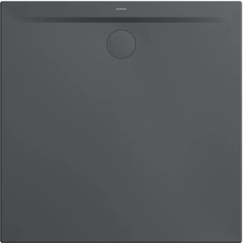 Kaldewei Superplan Zero 110 x 110 cm mit Perl-Effekt cool grey 80 (354600013666)