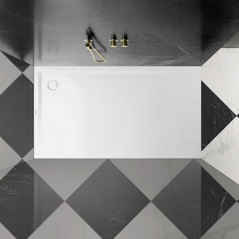 Kaldewei Superplan 1852-1 1300 x 900 x 25 mm weiß matt (385200013711)