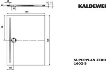 Kaldewei Superplan Zero 1602-5 1600 x 1000 x 20 mm mit Wannenträger extraflach cool grey 80 (360247982666) Kaldewei Superplan Zero 1602-5 1600 x 1000 x 20 mm mit Wannenträger extraflach cool grey 80 (360247982666)