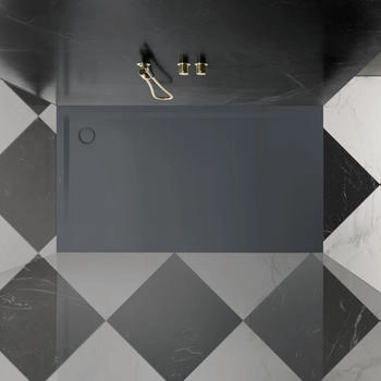 Kaldewei Superplan 1834-2 1000 x 750 x 25 mm cool grey 80 (383448040666)
