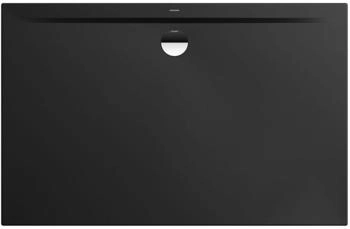 Kaldewei Superplan Zero 1536-5 1100 x 700 x 20 mm mit Wannenträger extraflach schwarz matt (353647980676)