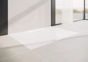 Kaldewei Superplan Zero 1570-5 1300 x 1000 x 20 mm mit Wannenträger extraflach weiß (357047983001)