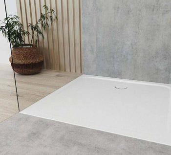 Kaldewei Cayonoplan 2253-5 900 x 750 x 18 mm mit Wannenträger extraflach weiß matt (361347983711)