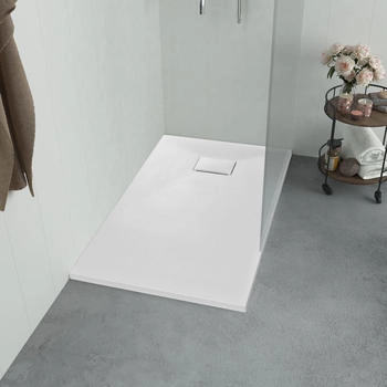 vidaXL Duschwanne SMC Weiß 90x90 cm (144770)