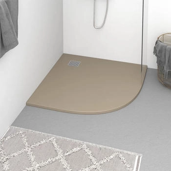 vidaXL Duschwanne SMC Braun 90x90 cm (148929)