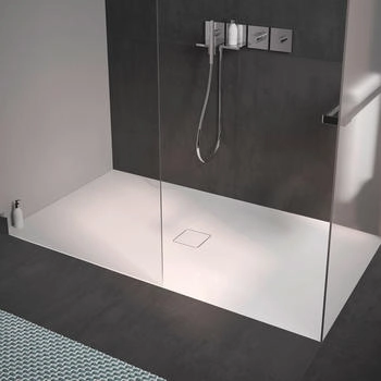 Kaldewei Conoflat Duschfläche 468100013711 100x170cm Perl-Effekt alpinweiß matt