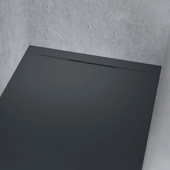 Riho Isola Rechteck-Duschwanne 80x80cm anthrazit matt (D007001080)