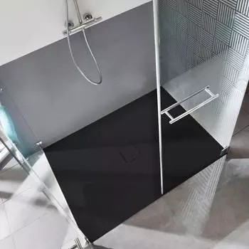 Kaldewei Conoflat Rechteck-Duschwanne 90x120cm Antislip schwarz (465530003701)