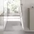 Bette Floor Rechteck-Duschwanne Modell 8731 mit Wannenträger 110 x 80 cm quartz (8731-412PLUS,T1)