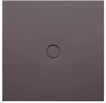 Bette Floor Rechteck-Duschwanne Modell 5831 mit Wannentr&auml;ger 80 x 80 cm smoke (5831-403T1)