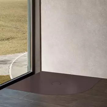 Bette Floor Corner Viertelkreis-Duschwanne 90 x 90 cm anthrazit (5421-402PLUS)