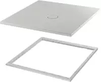 Bette BetteFloor Duschfl&auml;che 5851-002T1 140x100cm, Mini-Wannentr&auml;ger,...