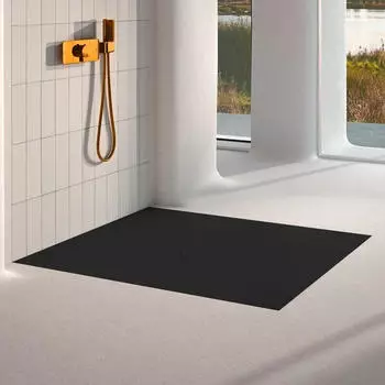 Bette BetteAir Rechteck-Duschwanne superflach 900x900mm Raven matt (7350-400T2)