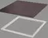 Bette Floor Rechteck-Duschwanne Modell 5941 mit Wannenträger 100 x 100 cm anthrazit (5941-401AE,T1)