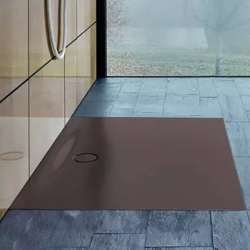 Bette Floor Side Rechteck-Duschwanne Modell 3377 mit Wannentr&auml;ger 180 x 90 cm smoke (3377-403PLUS,T1)