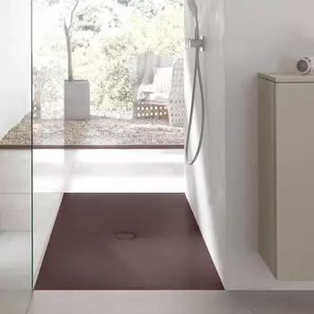 Bette Floor Rechteck-Duschwanne Modell 8631 mit Wannentr&auml;ger 110 x 90 cm ebano (8631-434PLUS,T1)