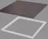 Bette Floor Rechteck-Duschwanne Modell 5931 mit Wannenträger 90 x 90 cm smoke (5931-403PLUS,T1)