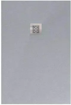 STANO Sierra 100x140cm grau Ablaufschutz Chrom