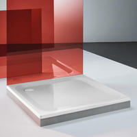 Bette Ultra Duschwanne superflach 90 x 90 x 2,5 cm mit BetteAntirutsch Pro,