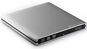 techPulse120 USB 3.0 & Type C M-Disc externer DVDRW CDRW Brenner Writer Alu