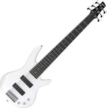 Ibanez GSR186 6-Saiter E-Bass, Pearl White (GSR186-PW)