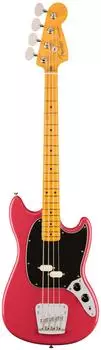 Fender American Professional Classic Mustang Bass, Ahorn, Faded Dakota Red (0198652375)