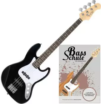Rocktile Fatboy II E-Bass Set, schwarz, 2 Single Coils (00027003)