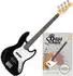Rocktile Fatboy II E-Bass Set, schwarz, 2 Single Coils (00027003)