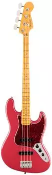 Fender American Professional Classic Jazz Bass Ahorngriffbrett, Faded Dakota Red (0198642375)