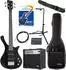 Rocktile TB-4 MBK Traveller Shortscale E-Bass Set, mattschwarz (00085692)