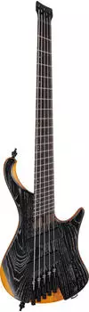 Ibanez EHB1135MS-SKL E-Bass 5-saitig Multiscale Headless Silver Wave Black Low Gloss (EHB1135MS-SKL)