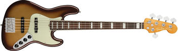 Fender American Ultra Jazz Bass V MBST Mocca Burst