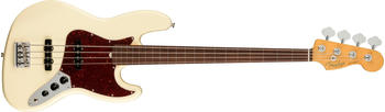 Fender American Professional II Jazz Fretless OWT Olympic White