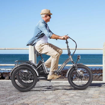 SMART AI Fat Folding E-Bike 20 Zoll black/dark metallic