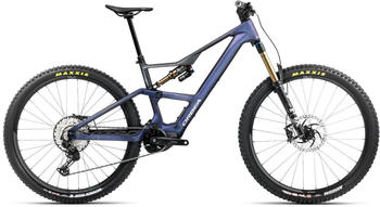 Orbea RISE LT M10 - 29" 630Wh 12K Fully - Tanzanite Carbon View - Carbon Raw