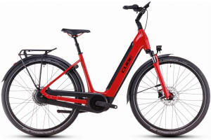 Cube Supreme Hybrid Comfort Pro 500 Easy Entry red 2025