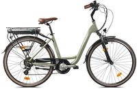 LLobe "City E-Bike 28" County gr&uuml;n" 7 Gang Shimano Altus Schaltwerk Kettenschaltung