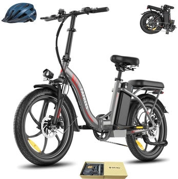 Fafrees 20 Zoll E-Bike 36 V 20 Ah 720 Wh Pedelec 7 Gang, Grau