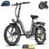 Fafrees 20 Zoll E-Bike 36 V 20 Ah 720 Wh Pedelec 7 Gang, Grau