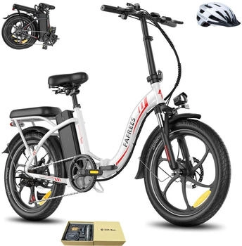 Fafrees E-Bike 36 V 20 Ah 720 Wh City e bike 20 Zoll 7 Gang, Weiß