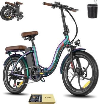 Fafrees E-Bike 20 Zoll 36 V 22,5 Ah 810 Wh 7 Gang, Gr&uuml;n