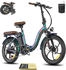 Fafrees E-Bike 20 Zoll 36 V 22,5 Ah 810 Wh 7 Gang, Grün